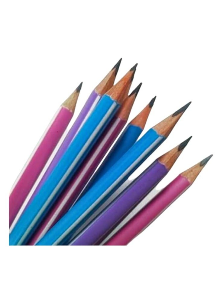 Set Of 12 Pencils Imported Drawing Pencils with Fine Graphite Lead And Premium Wood, Ideal for Sketching, Shading And Doodling - For Beginners, Professionals And Student School Office Supplies (2B) - Image 2