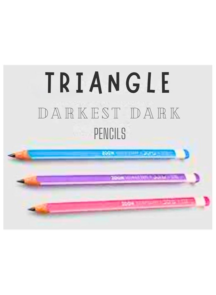 Set Of 12 Pencils Imported Drawing Pencils with Fine Graphite Lead And Premium Wood, Ideal for Sketching, Shading And Doodling - For Beginners, Professionals And Student School Office Supplies (2B) - Image 3