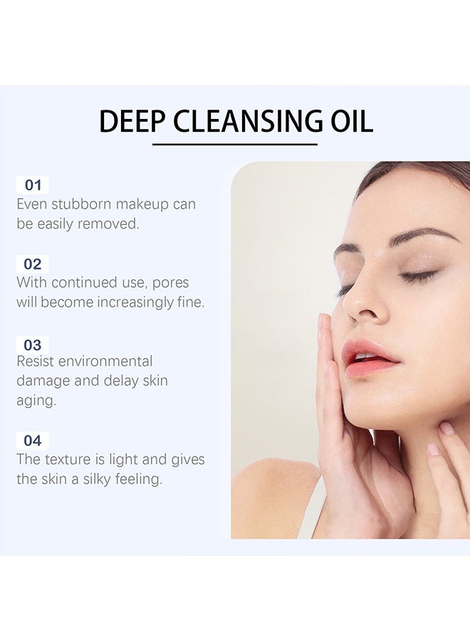 إيلهو زيت تنظيف الوجه ومزيل المكياج من إيلهو، مزيل مكياج لطيف، زيت مزيل مكياج لطيف للعين والشفاه والوجه ثلاثة في واحد - Image 3