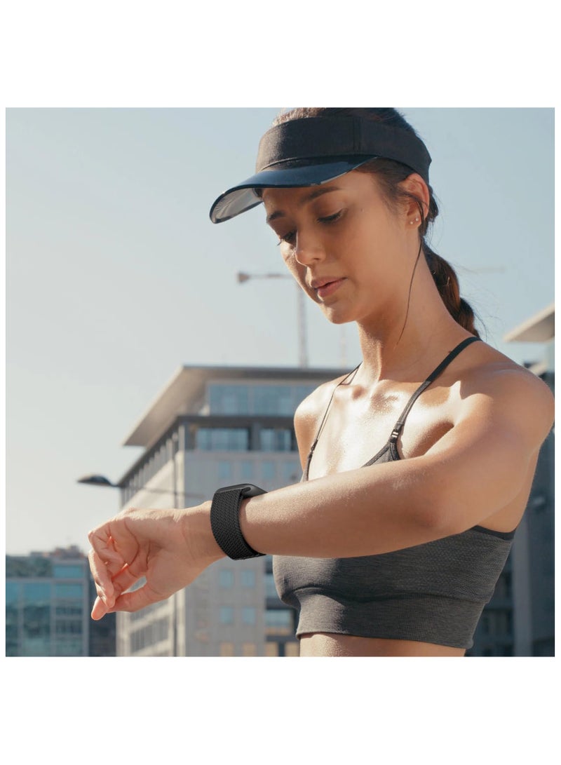 RTYY سوار رياضي من النايلون المرن بمشبك مظلة لساعة Apple Watch Ultra/2 مقاس 49 مم و46 مم و45 مم و44 مم و42 مم للرجال/النساء، سوار رياضي من النايلون المرن بمشبك مظلة لساعات iWatch Series 10 9 8 7 6 5 4 3 SE/2 - Image 5