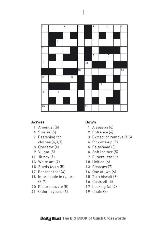Daily Mail Big Book of Quick Crosswords Volume 7: Over 400 quick crosswords  - Image 3