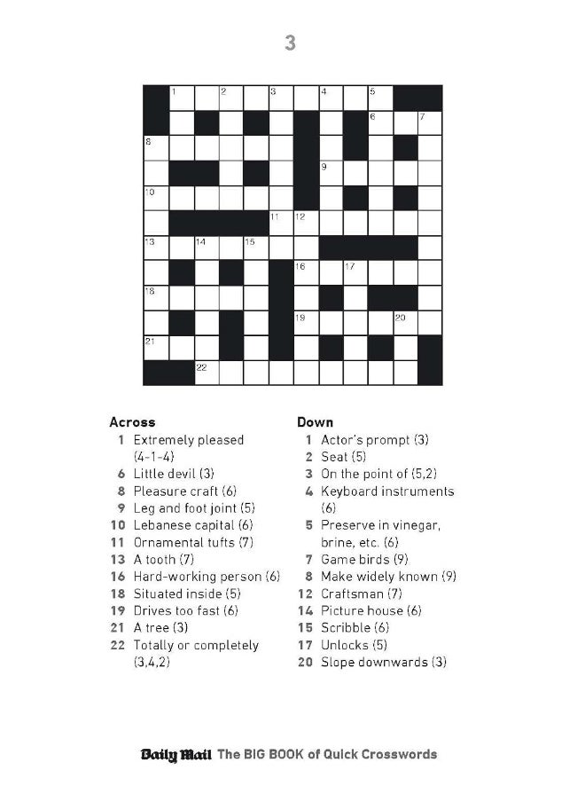 Daily Mail Big Book of Quick Crosswords Volume 7: Over 400 quick crosswords  - Image 5