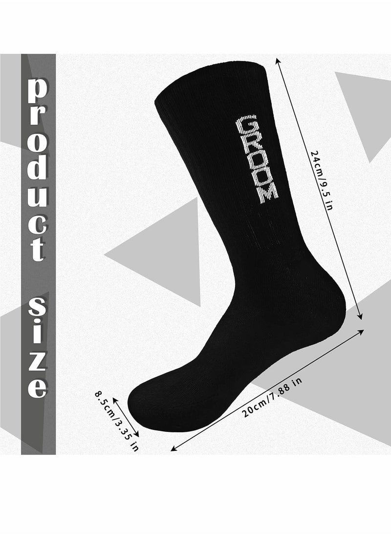 Generic - Men's Grooming Crew Socks for Groomsmen and Best Man, Novelty Dress Socks for Special Occasions - Image 1