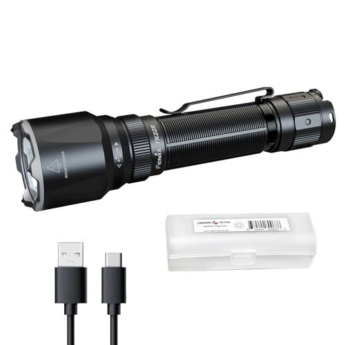 Fenix TK22R Tactical Flashlight, 3200 Lumens USB-C Rechargeable, 525 Yards Long Throw, High Power Super Bright with Lumentac Organizer - Image 1