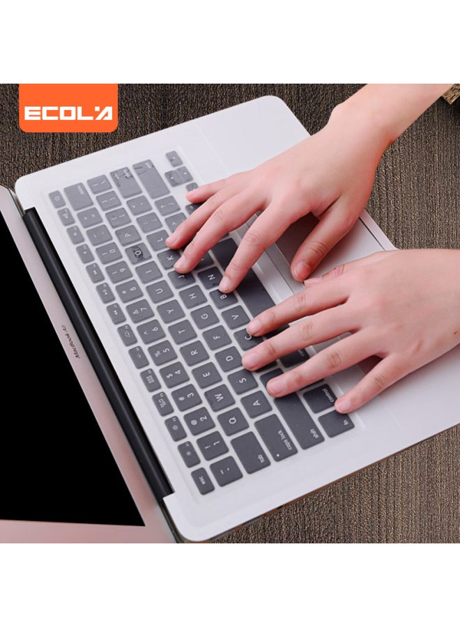 ECOLA حامي لوحة مفاتيح عالمي للكمبيوتر المحمول ل Lenovo Legion Xiaoxin و Thinkpad و Asus و Dell و Hp، 15.6-17.3 بوصة، Kb-El001Wl شفاف - Image 2