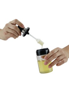 EIKS Excelity Oil Bottle with Silicone Brush for Cooking BBQ Kitchen  - Image 1
