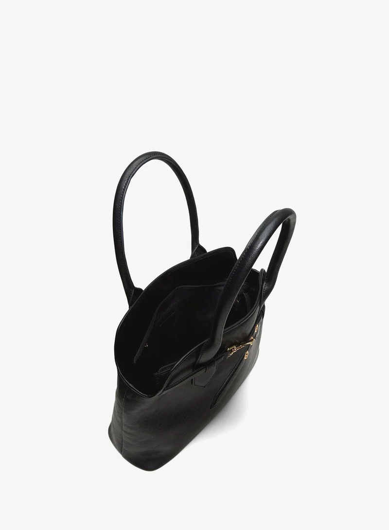 Call it Spring  LIZABETH Solid Zippered Tote Bag for Women | Best Price UAE