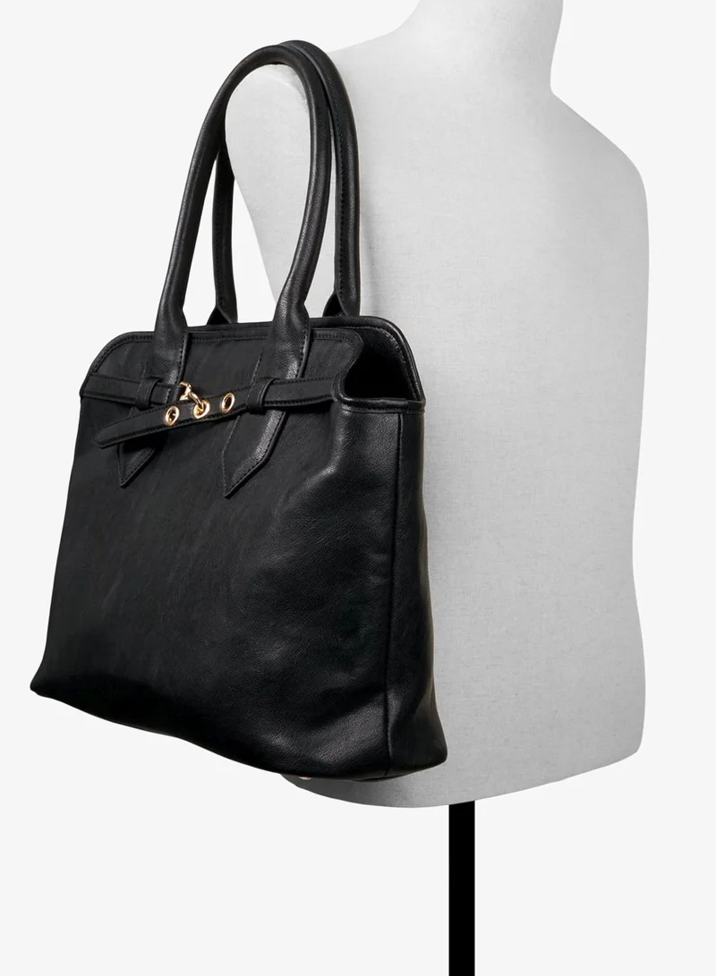 Call it Spring  LIZABETH Solid Zippered Tote Bag for Women | Best Price UAE