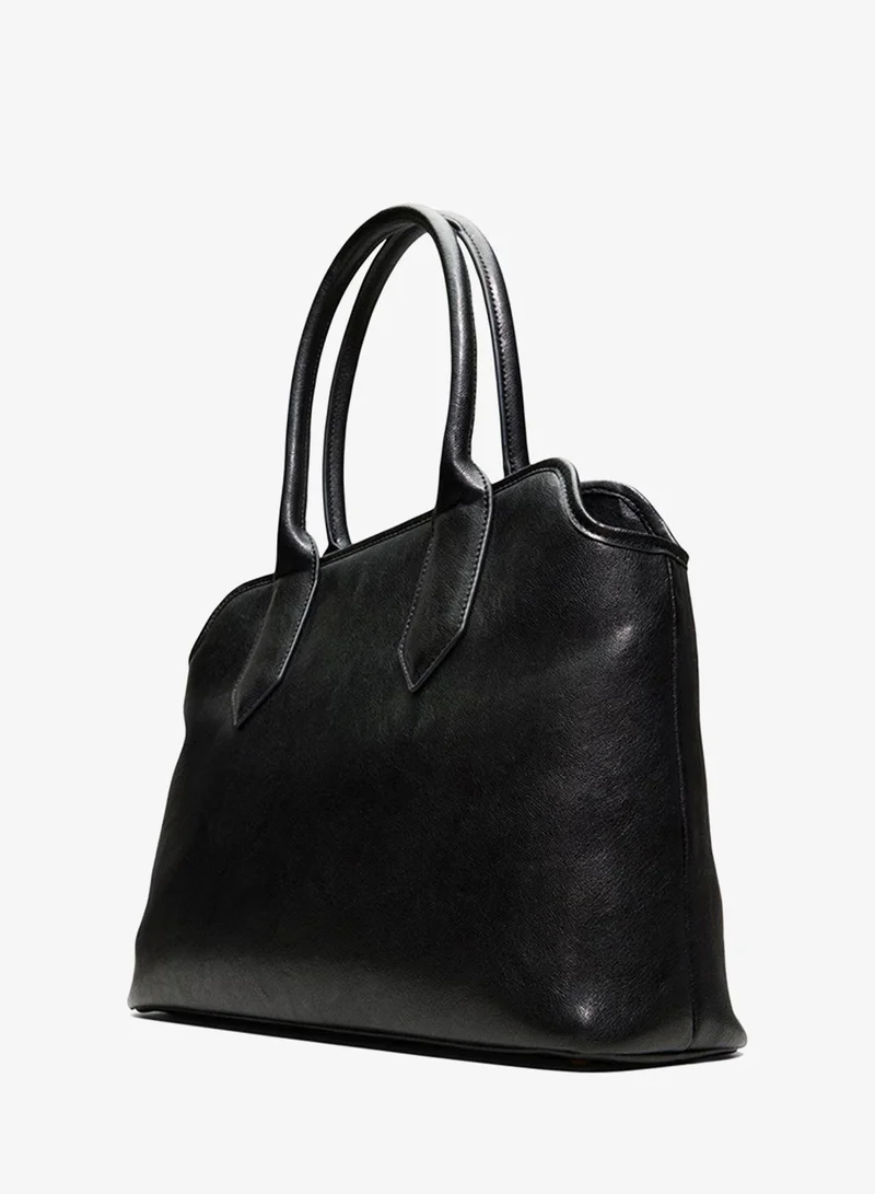 كول ات سبرنج LIZABETH Solid Zippered Tote Bag