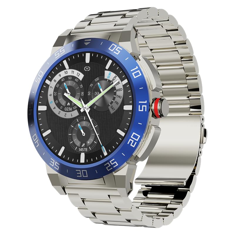 Miracle Digital Smartwatch for Men with Bluetooth Calling – 1.46" HD Screen, AI Assistant, 30-Day Battery, Health Monitoring, 100+ Sports Modes, IPX68 Waterproof, Android/iOS - Image 1