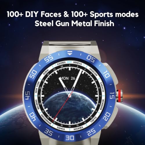 Miracle Digital Smartwatch for Men with Bluetooth Calling – 1.46" HD Screen, AI Assistant, 30-Day Battery, Health Monitoring, 100+ Sports Modes, IPX68 Waterproof, Android/iOS - Image 5