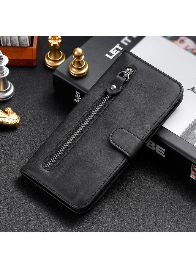S-TOP Case For Redmi Turbo 4 / Xiaomi Poco X7 Pro Fashion Calf Texture Zipper Leather Phone Case - Image 2