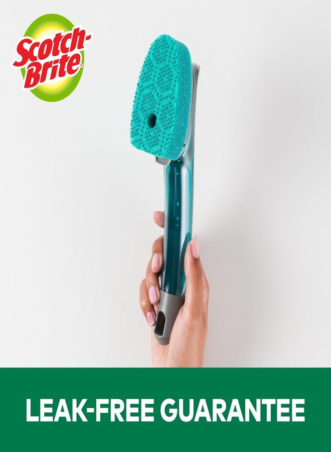Scotch Brite Scotch-Brite Advanced Soap Control Heavy Duty Dishwand, 1 Dish Wand, Prevents Soap from Leaking, Leak-Free Guarantee, Best for Cast Iron Skillets & Grill Grates, Fits all Scotch Brite Refills - Image 4
