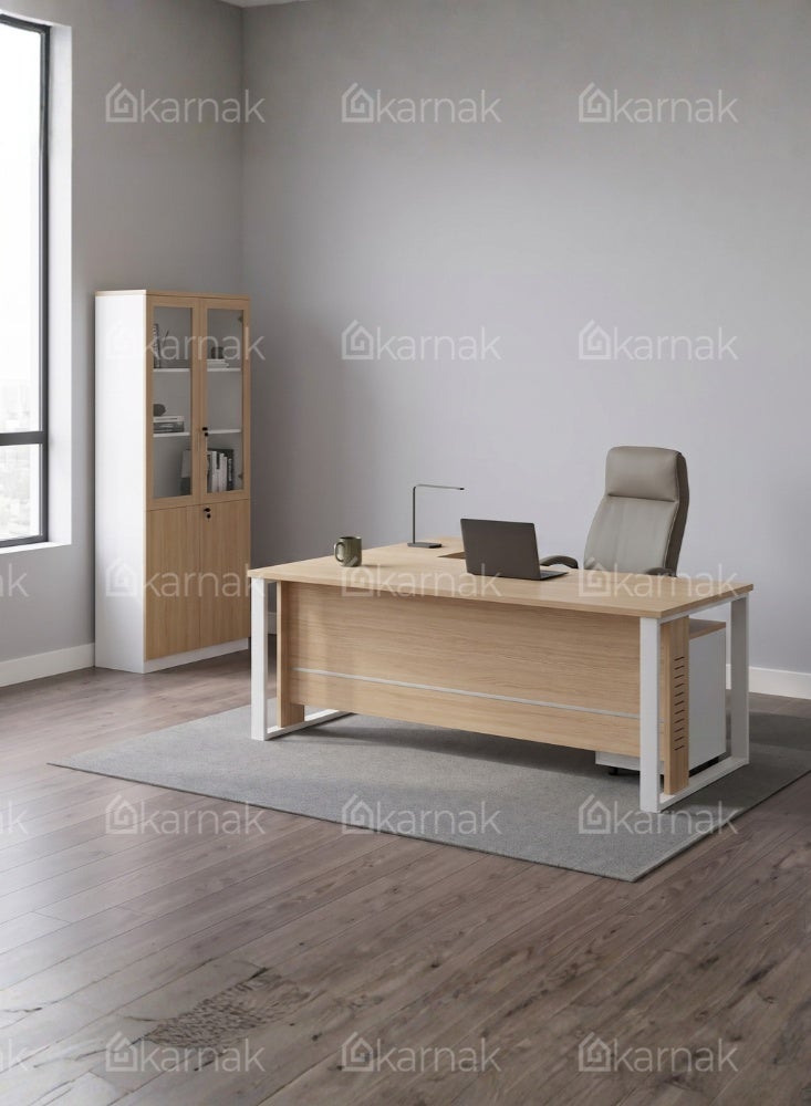 KARNAK Urban Aura Office Table - Oak - Image 4