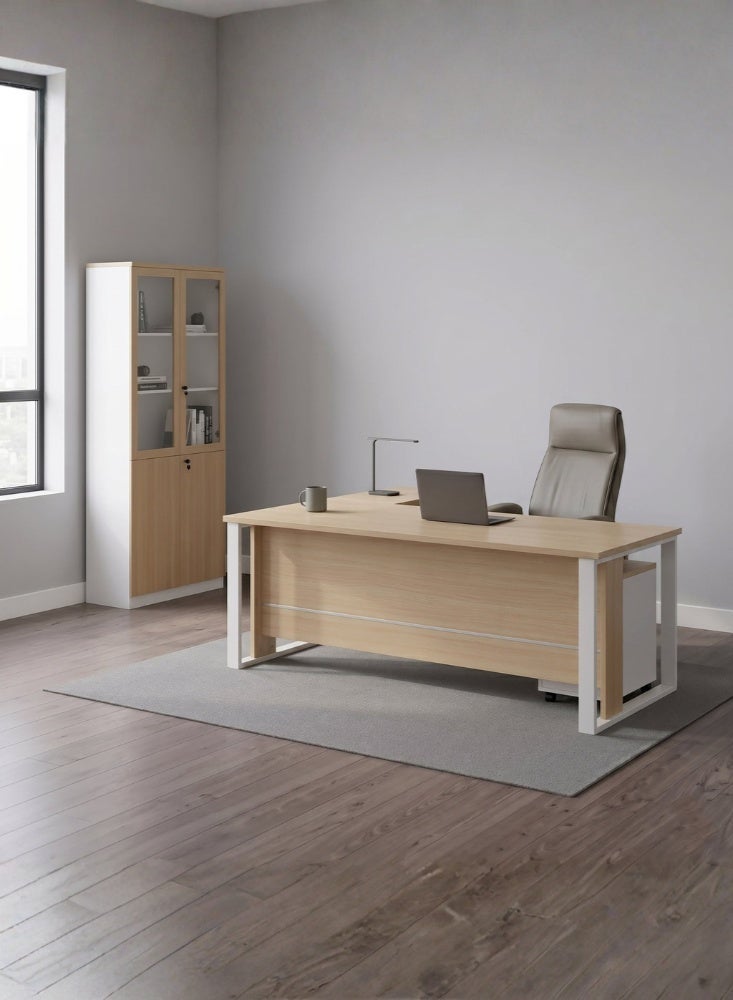 KARNAK Urban Aura Office Table - Oak - Image 3
