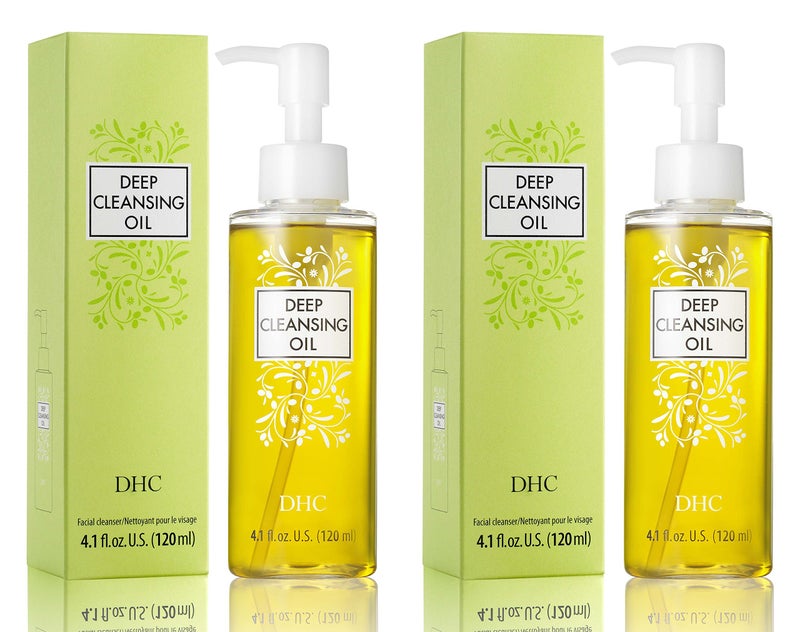 DHC Deep Cleansing Oil Medium 2 pack, Facial Cleansing Oil, Makeup Remover, Cleanses without Clogging Pores, Residue-Free, Fragrance and Colorant Free, All Skin Types, 4.1 fl. oz. - Image 2