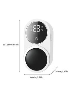 TIGER Rechargeable UV Toothbrush Sanitizer – Wall Mounted Holder, Cordless Portable Toothbrush Sanitizer with Intelligent Sensor & Screen Display for Home, Office, and Business Trips – UV Sterilizer for Oral Care, Germ-Free Toothbrush Cleaning  - Image 4