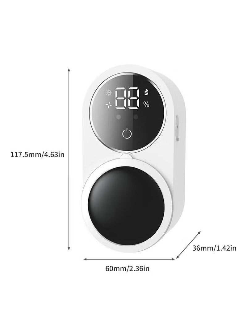 TIGER Rechargeable UV Toothbrush Sanitizer – Wall Mounted Holder, Cordless Portable Toothbrush Sanitizer with Intelligent Sensor & Screen Display for Home, Office, and Business Trips – UV Sterilizer for Oral Care, Germ-Free Toothbrush Cleaning  - Image 4