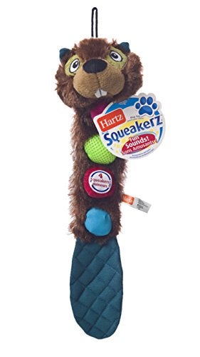 Hartz Squeakerz Stuffing-Free Plush Woodland Animal Dog Toy - Image 3