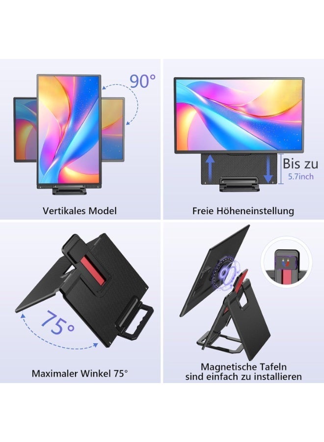 V2COM 2.5K QHD Portable Monitor D1 23.8 Inch for Professional and Entertainment Use - Image 4