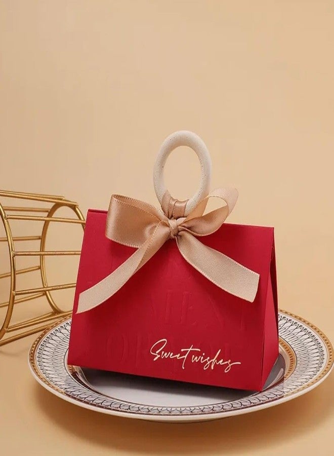 VRB Dec 10 Pcs Folding Gift Boxes With Handle for Packaging/Gift Boxes for Gifting,hamper boxes for gift empty,gift hamper box for gifting,return Gifting,Chocolates, Dry Fruits, Wedding & Pooja Gifts (10 Pcs Golden Special Love Box) - Image 4