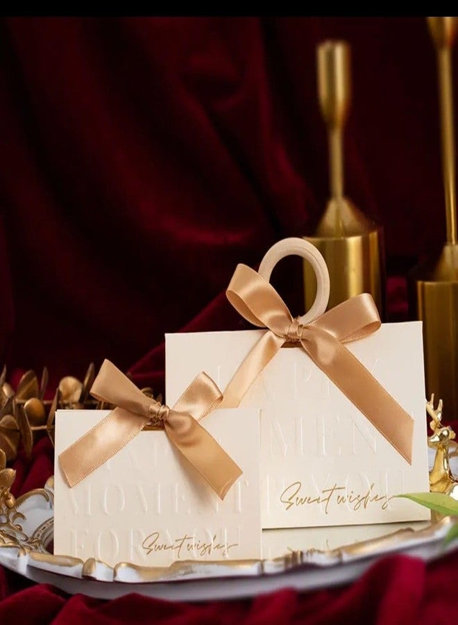 VRB Dec 10 Pcs Folding Gift Boxes With Handle for Packaging/Gift Boxes for Gifting,hamper boxes for gift empty,gift hamper box for gifting,return Gifting,Chocolates, Dry Fruits, Wedding & Pooja Gifts (10 Pcs Golden Special Love Box) - Image 3