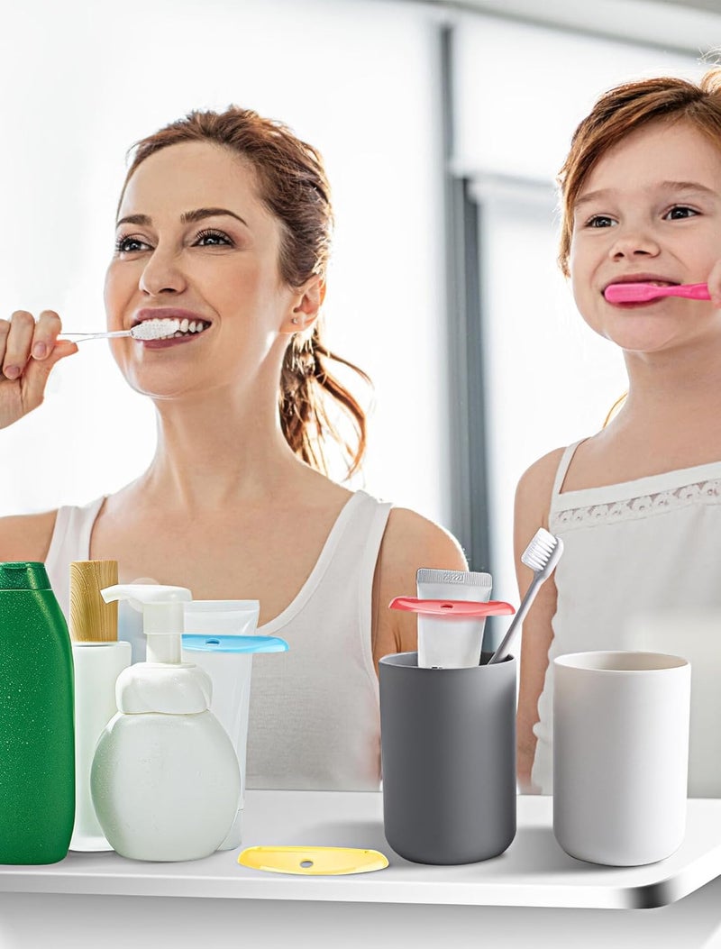 EVOULTES 4PCS Colorful Toothpaste Squeezer Set - Plastic Tube Dispenser for Bathroom - Image 5