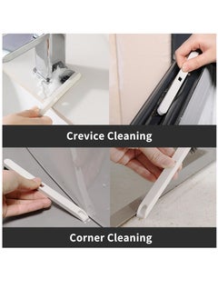 Excefore Shower Squeegee, Shower Squeegee for Glass Doors with Crevice Brush, 2 in 1 Window Squeegee Cleaner, Professional Window Scrubber for Bathroom Shower Car Mirror Glass  - Image 5