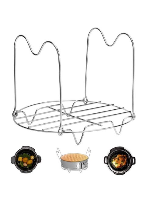 For Instant Pot 3 Qt Cooker Steamer Rack Trivet with Handles for Pot, Alamic Electric Pressure Cookers