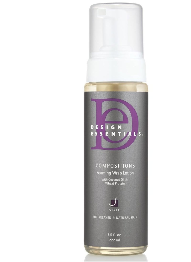 Design Essentials Design Essentials Compositions Foaming Wrap Lotion for Relaxed & Natural Hair, 7.5 Ounce  - Image 1