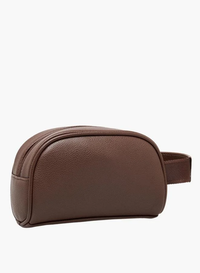 DUCHINI BROWN Men Solid Wrist Strap Pouch for Men | Best Price UAE