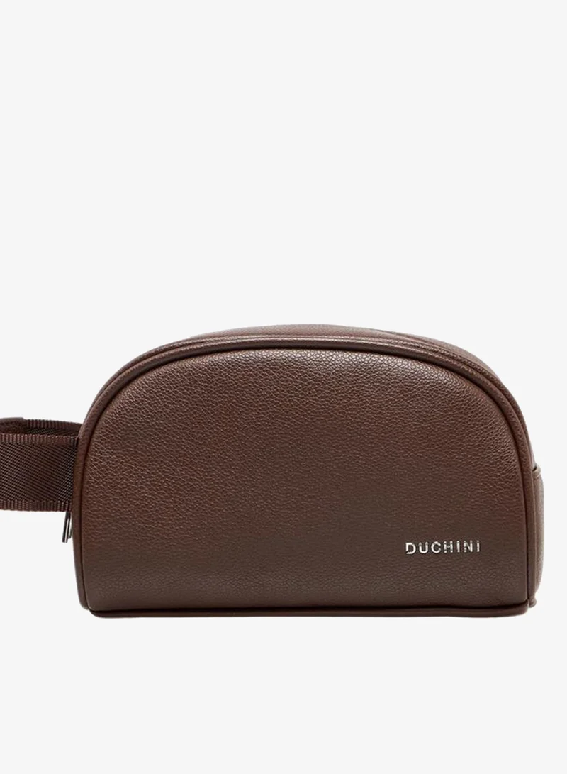 DUCHINI Men Solid Wrist Strap Pouch