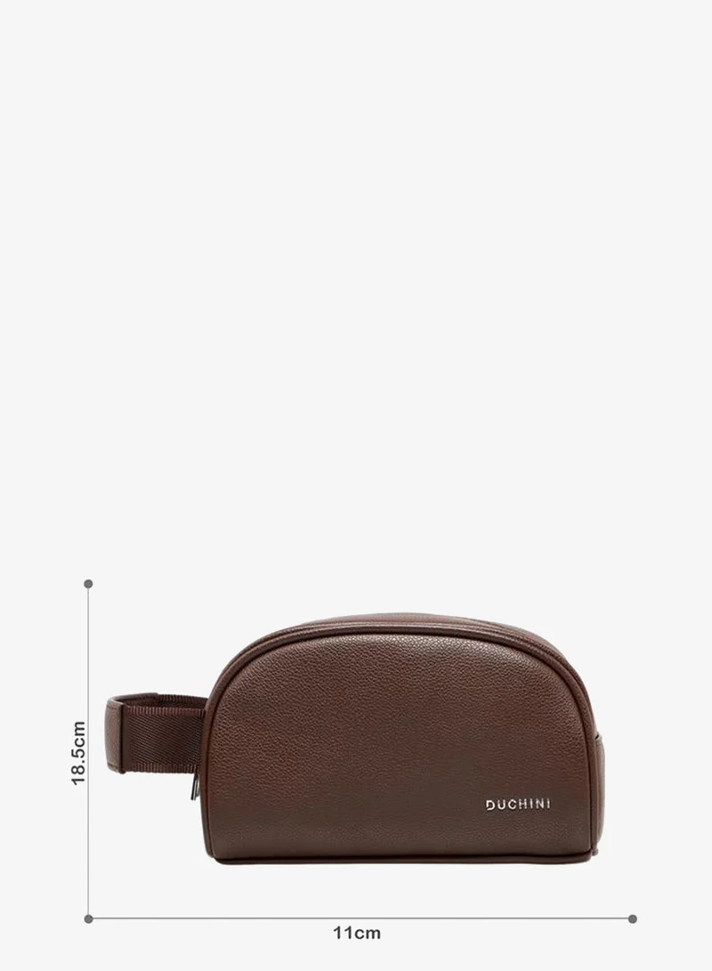 DUCHINI Men Solid Wrist Strap Pouch