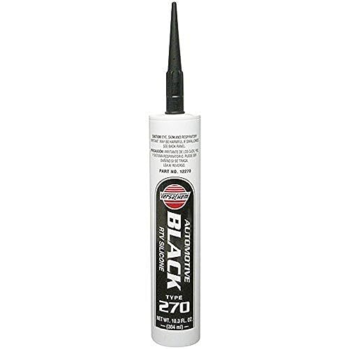 Versachem 12270 1200 Series Black RTV Silicone - 10.3 oz. - Image 1