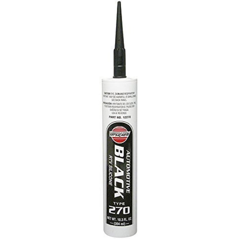 Versachem 12270 1200 Series Black RTV Silicone - 10.3 oz. - Image 4
