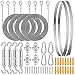 KOZYLAND KOZYLAND Shade Sail Hardware Kit, Sun Shade Hardware Kit with 304 Stainless Steel Wire Rope for  - Image 2