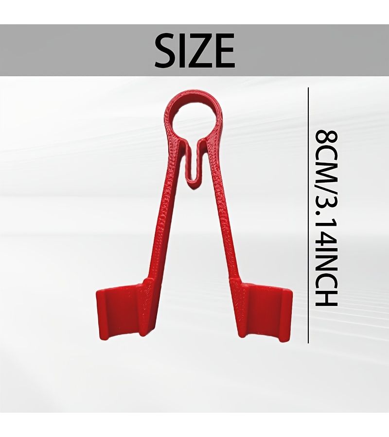 2pcs Red Multimeter Probe Clips Stable Fixing Instrument Pointer For Adjusting Equipment Recording Data Universal Compatible Common Tip Probes Circuit Repair Component Test Leads - Image 4