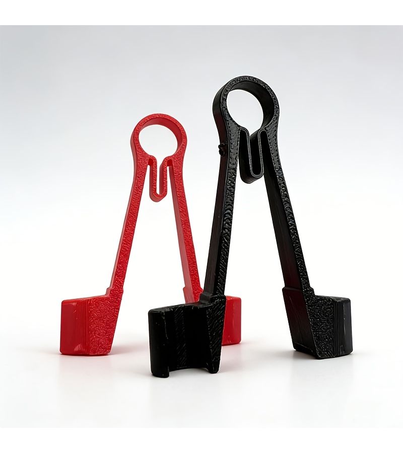 2pcs Red Multimeter Probe Clips Stable Fixing Instrument Pointer For Adjusting Equipment Recording Data Universal Compatible Common Tip Probes Circuit Repair Component Test Leads - Image 2