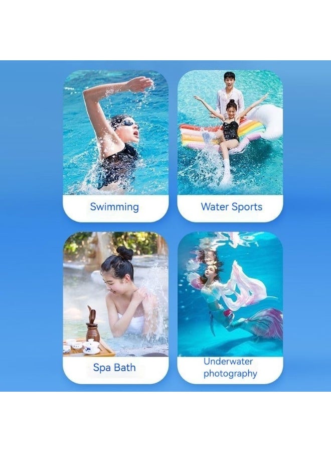 SahlTech 20 Pcs Waterproof Privacy Patches For Women, Waterproof Shower Patches, Soft Cotton Core Swim Stickers For Swimming & Daily Use, Skin-Friendly Design For Ultimate Comfort (25x10 CM) - Image 3