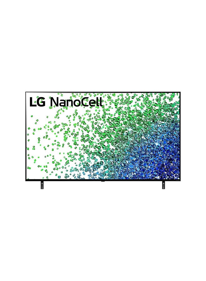 LG NanoCell TV 65 Inch NANO80 Series Cinema Screen Design 4K Active HDR WebOS Smart With ThinQ AI Local Dimming 65NANO80VPA-SA black - Image 1