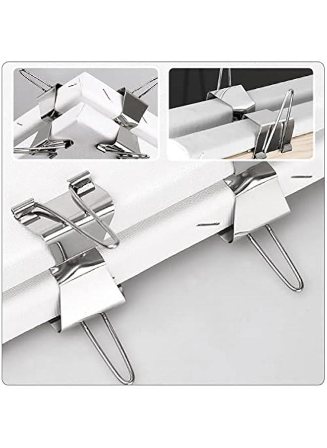 Generic 15 Pcs Stainless Steel Wet Canvas Carriers Clips Oil Painting Frame Clip Canvas Frame Separating Clip Wet Canvas Clips  - Image 4