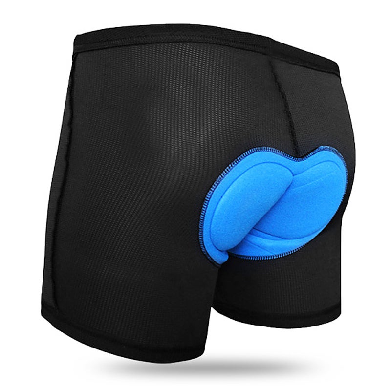 Gel Padded Cycling Underwear: XXXL Lightweight Breathable Polyester Fabric - Moisture-Wicking Quick-Dry Stretchy Fit for Men Long-Distance Road Cycling - Image 1