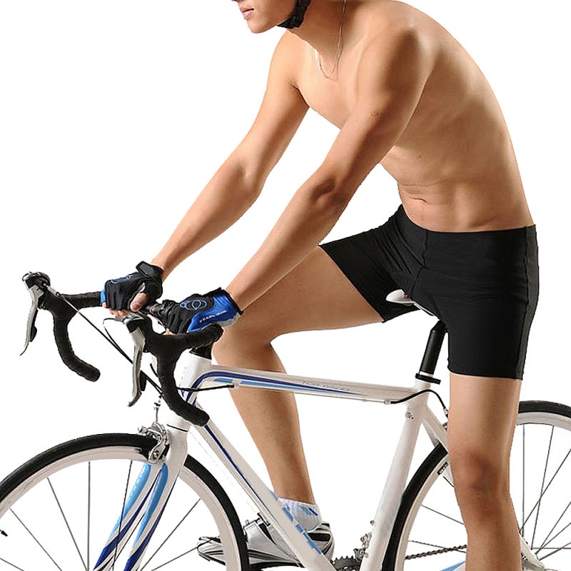 Gel Padded Cycling Underwear: XXXL Lightweight Breathable Polyester Fabric - Moisture-Wicking Quick-Dry Stretchy Fit for Men Long-Distance Road Cycling - Image 5