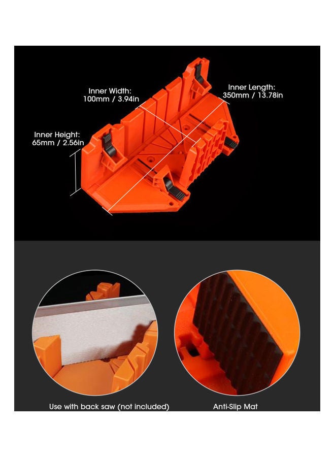 NIBEMINENT Wood Working Mitre Box Orange - Image 2