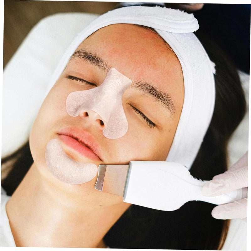 POPETPOP Facial Cleansing Pads for Nose and Chin, 400 Cotton Pore Strips T Zone Nose Pores Patches for Blackhead Removal, Skin Care Tool for Deep Cleaning and Oil Control - Image 5