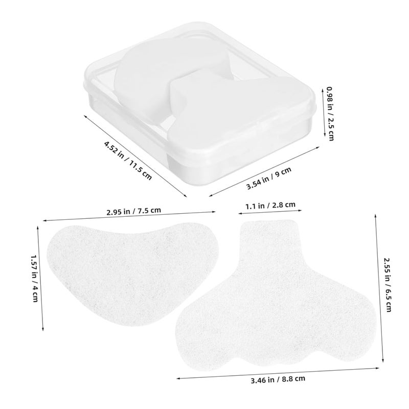 POPETPOP Facial Cleansing Pads for Nose and Chin, 400 Cotton Pore Strips T Zone Nose Pores Patches for Blackhead Removal, Skin Care Tool for Deep Cleaning and Oil Control - Image 2