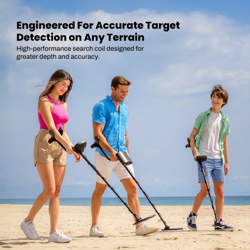 BOUNTY HUNTER كاشف المعادن باونتي هانتر TK4 Tracker IV - كاشف ذهب وفضة وعملات وقطع أثرية لجميع التضاريس مع ملف مقاوم للماء بحجم 8 بوصات، 3 أوضاع للكشف - للبالغين والأطفال - صنع في الولايات المتحدة - Image 4