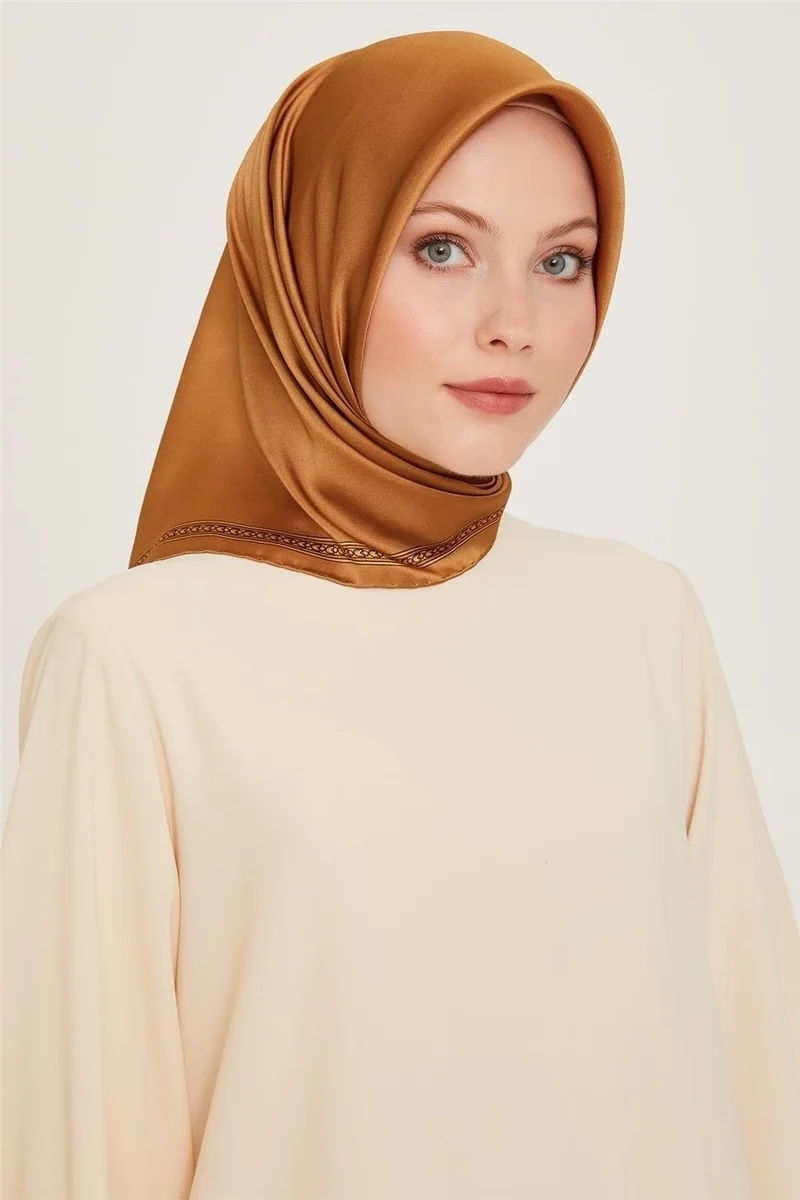 ARMINE Classic Patterned Sura Pure Silk Scarf 9261D 07 08