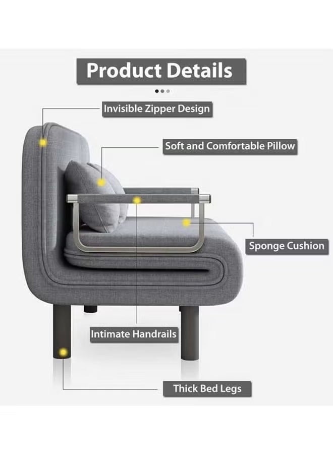 Berma Baby Lazy sofa Multi functional folding Sofa bed Washable Sofa Bed Sliding Scalable variable Sofa bed - Image 3