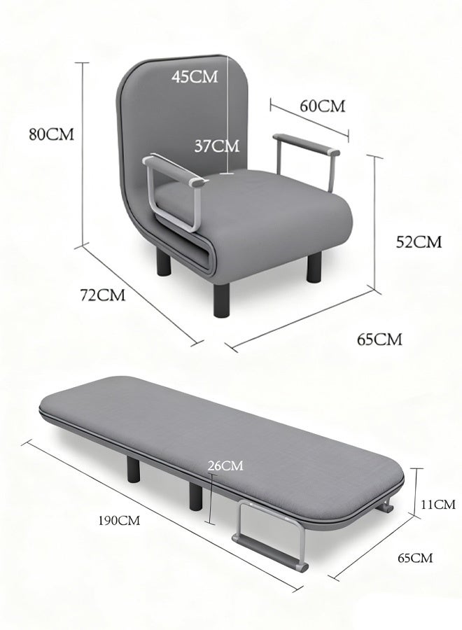 Berma Baby Lazy sofa Multi functional folding Sofa bed Washable Sofa Bed Sliding Scalable variable Sofa bed - Image 2